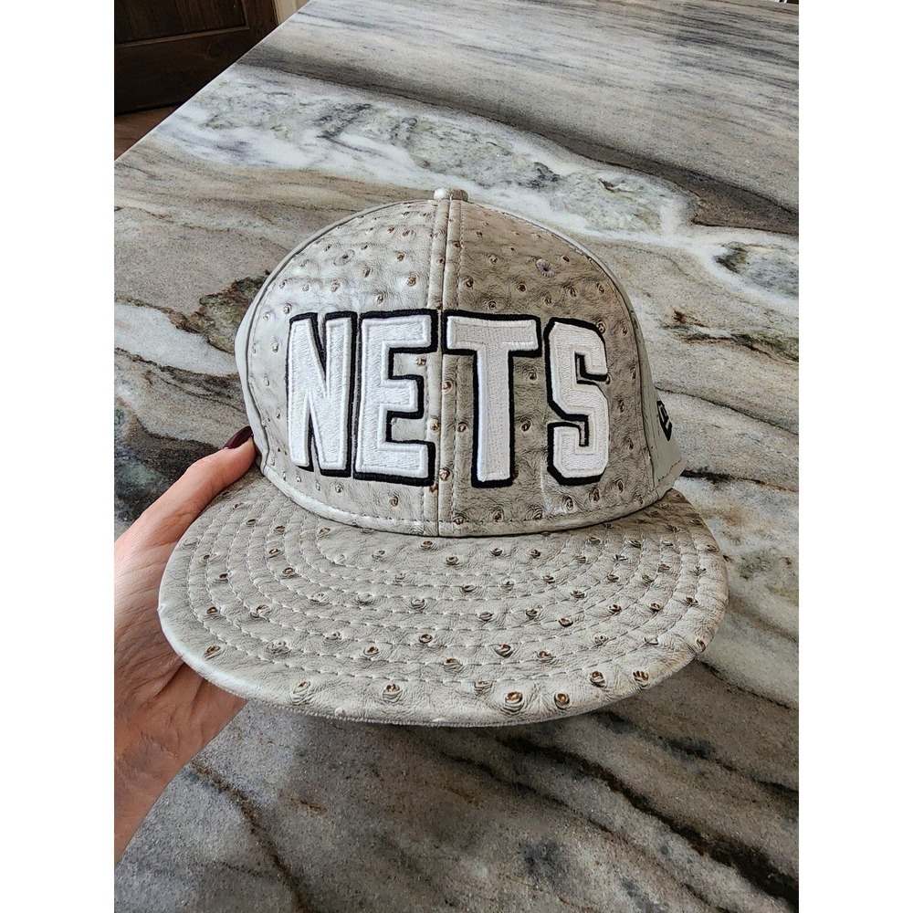 Brooklyn Nets Leather New Era Snapback‎ Hat